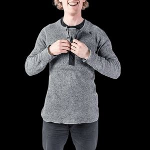Sitka x Stanfields heavy wool henley